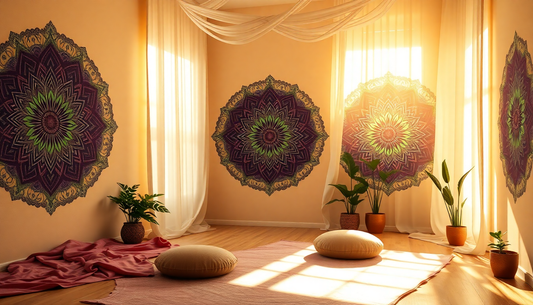 Elevate Your Space: Infusing Spiritual Serenity with Mandala Designs